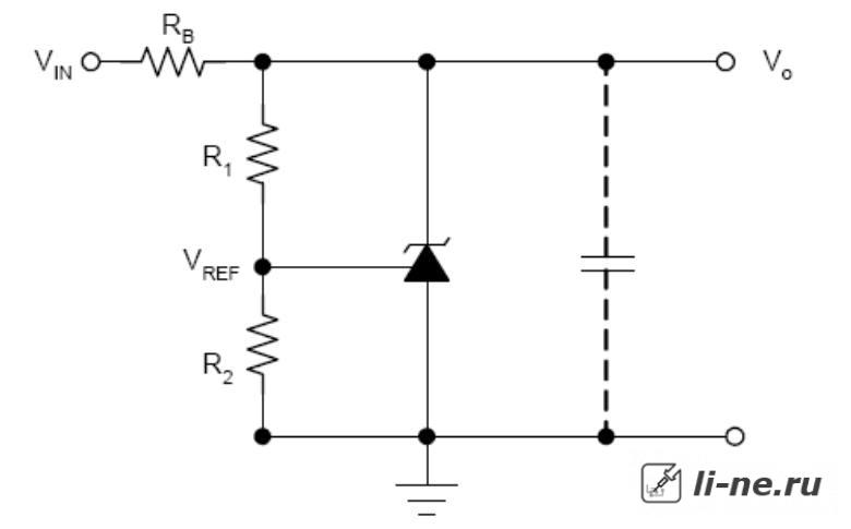 Простейший стабилизатор на TL431