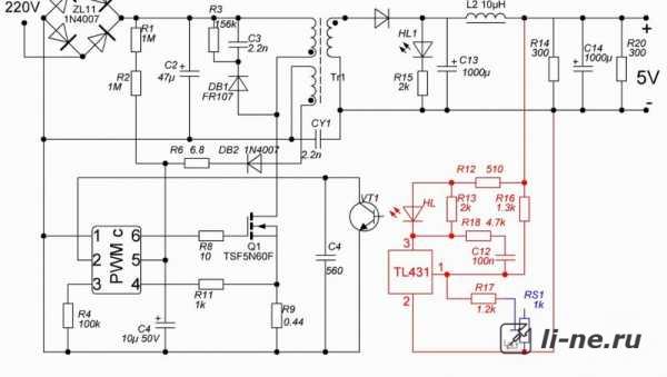 Применение TL431 в импульсном БП