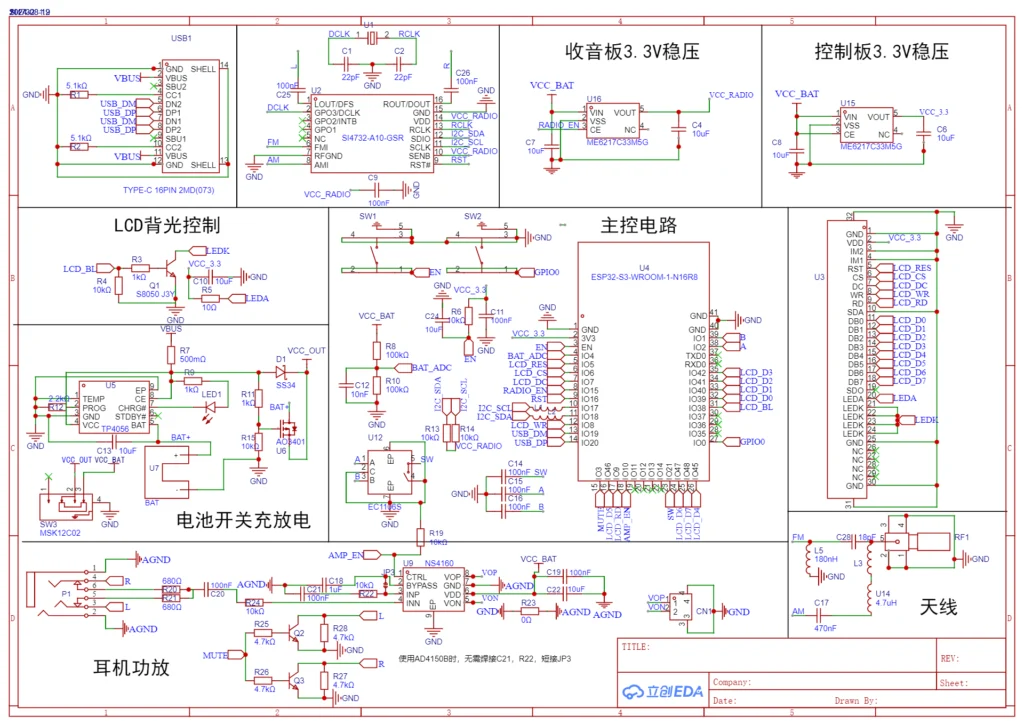 Приемник ESP32S3-SI4732